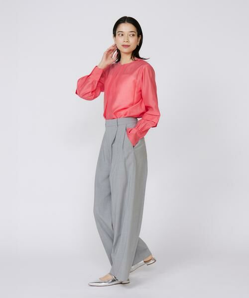 INED / イネド シャツ・ブラウス | シャイニーローンタックブラウス | 詳細7