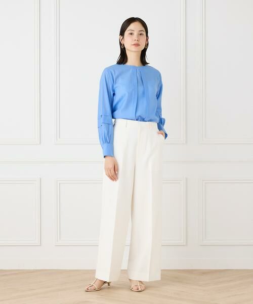 INED / イネド シャツ・ブラウス | シャイニーローンタックブラウス | 詳細8