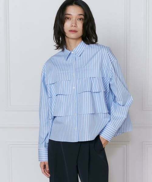 INED / イネド シャツ・ブラウス | フリルシャツ《YVON》 | 詳細1
