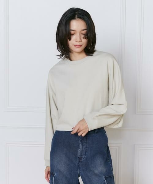 INED / イネド スウェット | クロップドドルマン裏毛プルオーバー《YVON》 | 詳細12