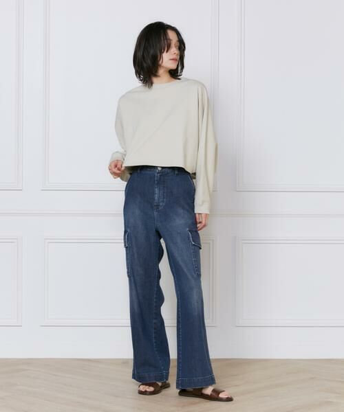 INED / イネド スウェット | クロップドドルマン裏毛プルオーバー《YVON》 | 詳細3