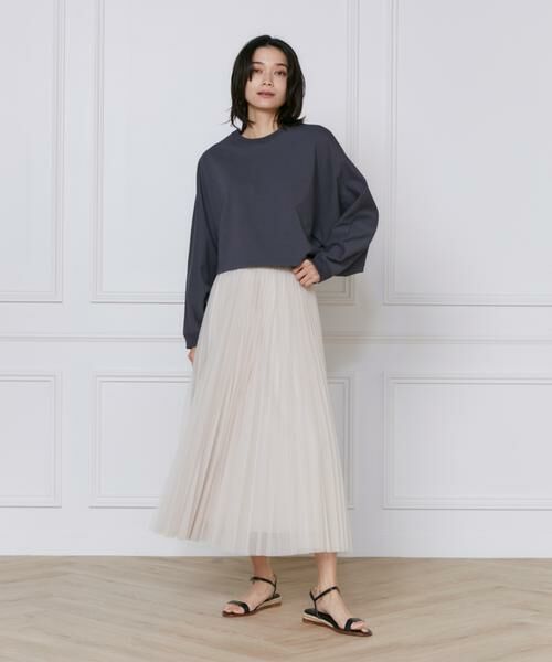 INED / イネド スウェット | クロップドドルマン裏毛プルオーバー《YVON》 | 詳細5