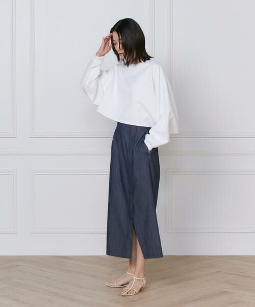 INED / イネド スウェット | クロップドドルマン裏毛プルオーバー《YVON》 | 詳細8