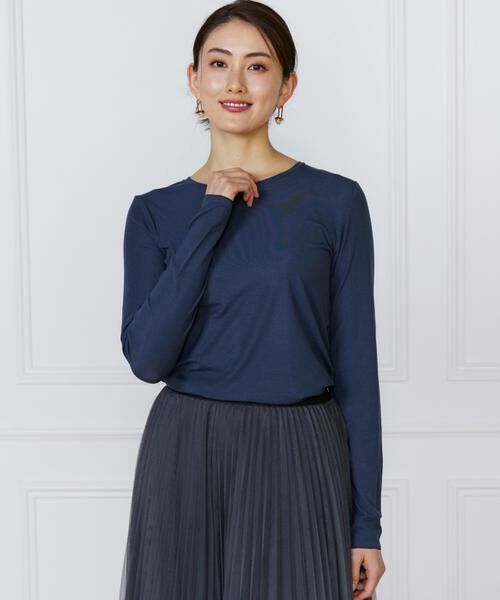 INED / イネド Tシャツ | 《大きいサイズ》クルーネックロングスリーブカットソー | 詳細8