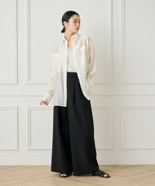 INED / イネド その他パンツ | 《大きいサイズ》ベルテッドパンツ | 詳細11