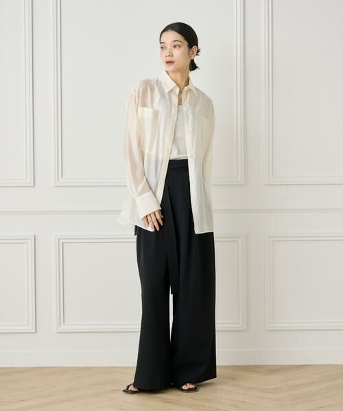 INED / イネド その他パンツ | 《大きいサイズ》ベルテッドパンツ | 詳細12