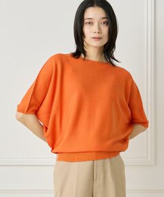 INED / イネド ニット・セーター | 5分袖ドルマンスリーブニット《Cuoo》