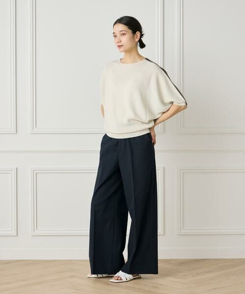INED / イネド ニット・セーター | 5分袖ドルマンスリーブニット《Cuoo》 | 詳細3