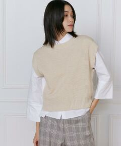 INED / イネド ベスト | ノースリーブプルオーバーニット　《YVON》
