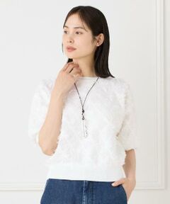 INED / イネド ニット・セーター | 《大きいサイズ》フリンジニットプルオーバー