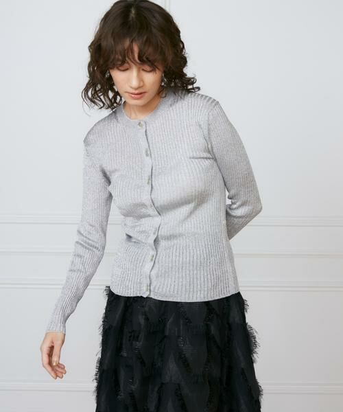 INED / イネド カーディガン・ボレロ | メタリックヤーンカーディガン《la veille by SUPERIOR CLOSET》 | 詳細11