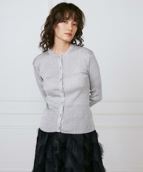 INED / イネド カーディガン・ボレロ | メタリックヤーンカーディガン《la veille by SUPERIOR CLOSET》 | 詳細15