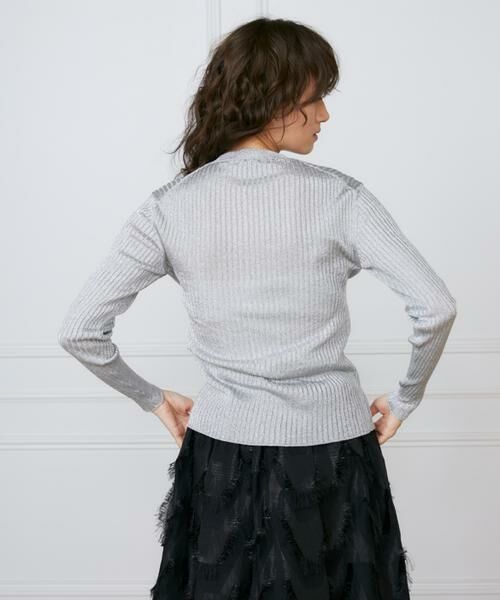 INED / イネド カーディガン・ボレロ | メタリックヤーンカーディガン《la veille by SUPERIOR CLOSET》 | 詳細28