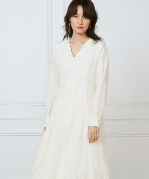 INED/イネド 《大きいサイズ》ミディ丈ワンピース 《la veille by SUPERIOR CLOSET》 アイボリー2 15 INED/イネド 《大きいサイズ》ミディ丈ワンピース 《la veille by SUPERIOR CLOSET》 アイボリー2 15