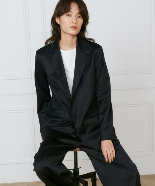 INED/イネド 《大きいサイズ》2wayデザインジャケット《la veille by SUPERIOR CLOSET》 ネイビー 13 INED/イネド 《大きいサイズ》2wayデザインジャケット《la veille by SUPERIOR CLOSET》 ネイビー 13