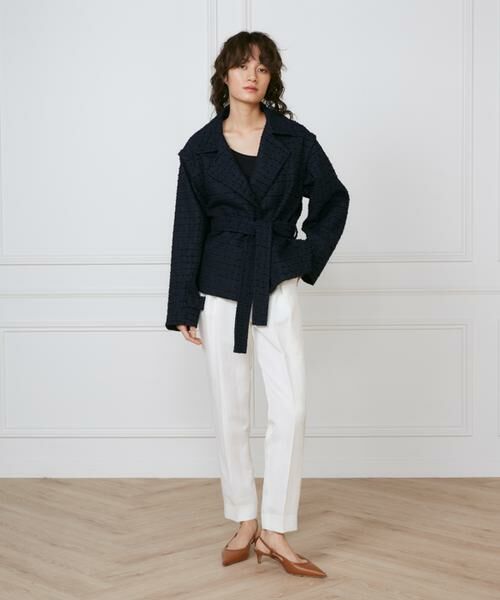 INED / イネド その他アウター | 《大きいサイズ》ショートコート《la veille by SUPERIOR CLOSET》 | 詳細9