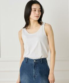 INED / イネド タンクトップ | 《大きいサイズ》タンクトップ《スビン綿MIX天竺/A-GIRL’S 》
