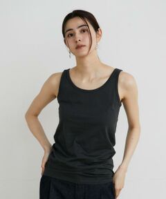 INED / イネド タンクトップ | 《大きいサイズ》タンクトップ《スビン綿MIX天竺/A-GIRL’S 》