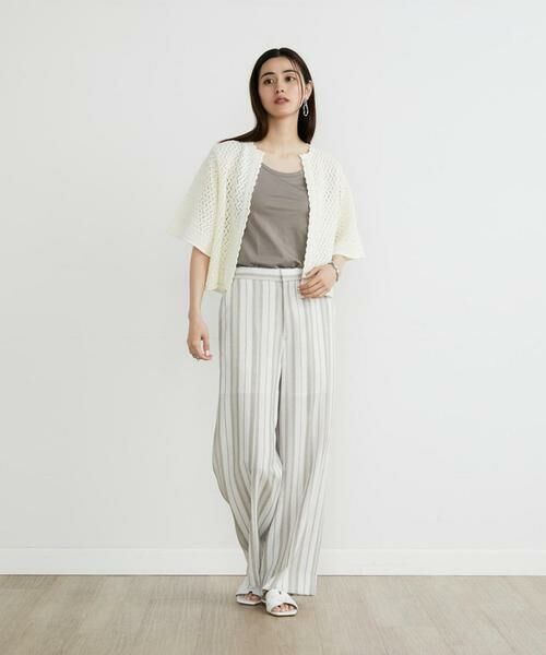 INED / イネド タンクトップ | 《大きいサイズ》タンクトップ《スビン綿MIX天竺/A-GIRL’S 》 | 詳細2