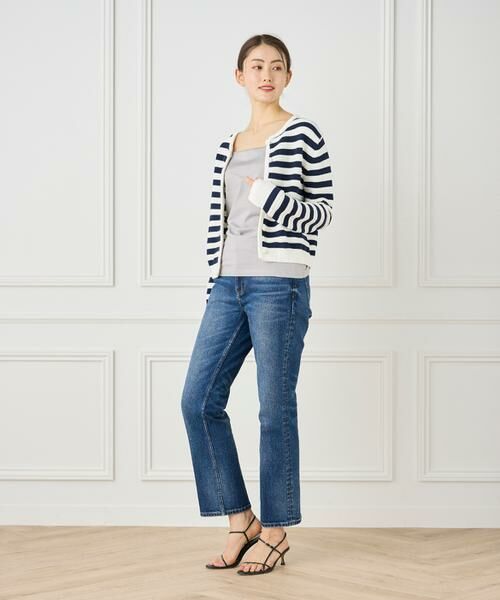 INED / イネド キャミソール・チューブトップ | 《大きいサイズ》スビンMIXコットンサテン切り替えキャミソール《スビン綿MIX天竺/A-GIRL’S 》 | 詳細8