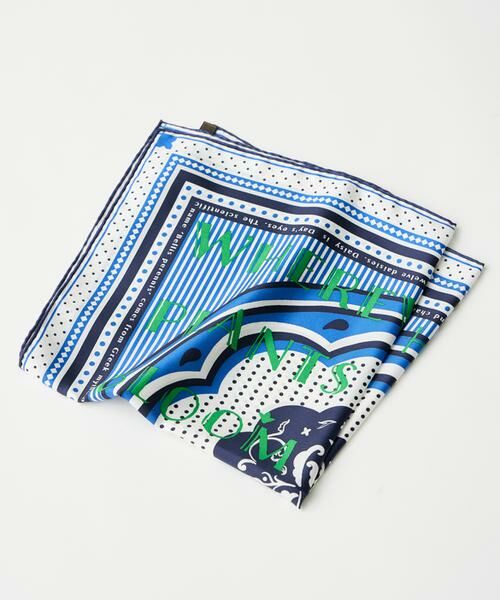 INED / イネド バンダナ・スカーフ | 《FAVORITE》シルクスカーフ　デイジーバンダナ《manipuri》 | 詳細2