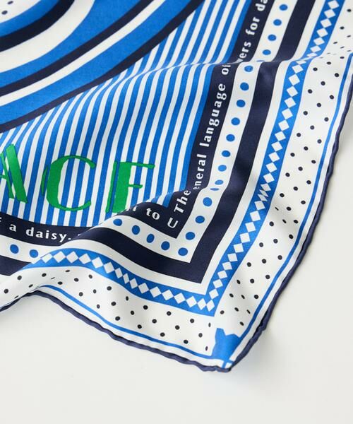 INED / イネド バンダナ・スカーフ | 《FAVORITE》シルクスカーフ　デイジーバンダナ《manipuri》 | 詳細3