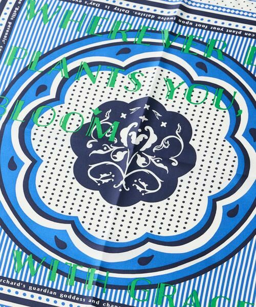 INED / イネド バンダナ・スカーフ | 《FAVORITE》シルクスカーフ　デイジーバンダナ《manipuri》 | 詳細4