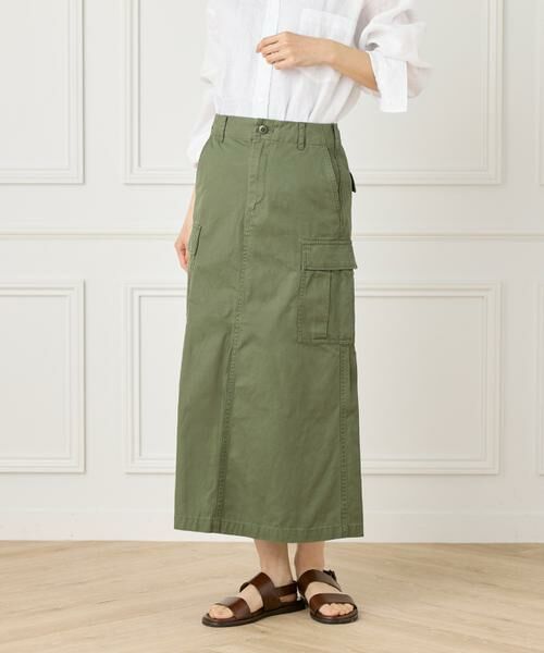 INED / イネド ロング・マキシ丈スカート | ミリタリースカート《YVON》 | 詳細10