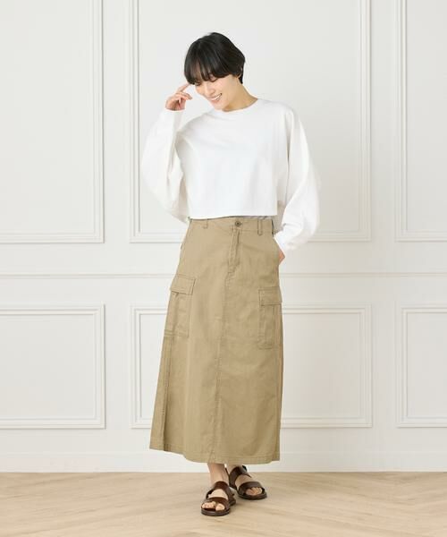 INED / イネド ロング・マキシ丈スカート | ミリタリースカート《YVON》 | 詳細7