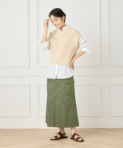 INED / イネド ロング・マキシ丈スカート | ミリタリースカート《YVON》 | 詳細14