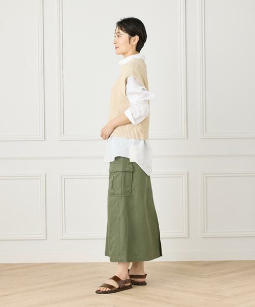 INED / イネド ロング・マキシ丈スカート | ミリタリースカート《YVON》 | 詳細15
