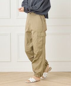 美品　45R ライトベージュ カーゴパンツ ゴムウエスト 楽天市場】【最大15％オフCP対象】カーゴパンツ ワイド
