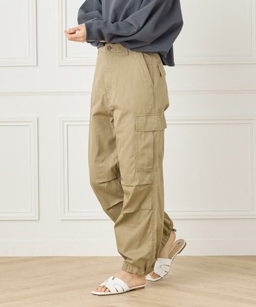 INED / イネド カーゴパンツ | ミリタリーパンツ《YVON》(キャメル1)