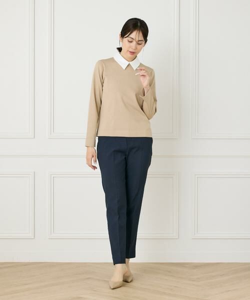 INED / イネド ニット・セーター | 衿付きクルーネックプルオーバー | 詳細7