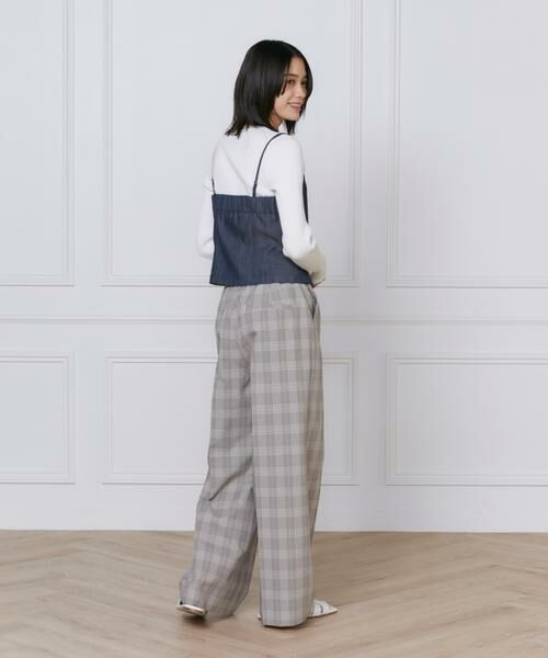 INED / イネド シャツ・ブラウス | 《大きいサイズ》デニム風ビスチェ | 詳細7