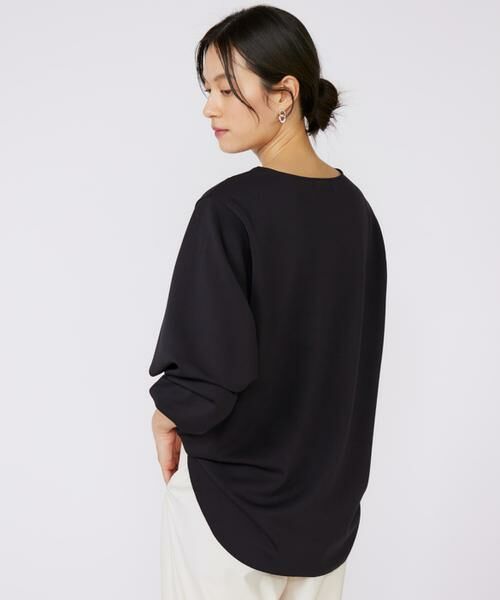 INED / イネド Tシャツ | ボリュームスリーブスキッパーブラウス | 詳細12