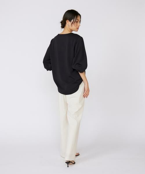 INED / イネド Tシャツ | 《大きいサイズ》ボリュームスリーブスキッパーブラウス | 詳細11