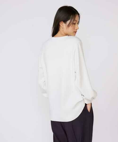 INED / イネド Tシャツ | 《大きいサイズ》ボリュームスリーブスキッパーブラウス | 詳細15
