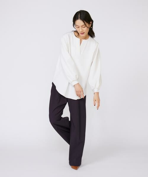 INED / イネド Tシャツ | 《大きいサイズ》ボリュームスリーブスキッパーブラウス | 詳細3