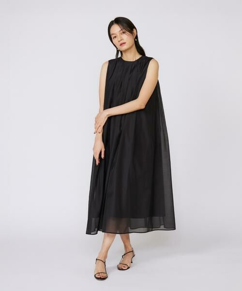 INED / イネド ミニ丈・ひざ丈ワンピース | 《大きいサイズ》シアーワンピース | 詳細12