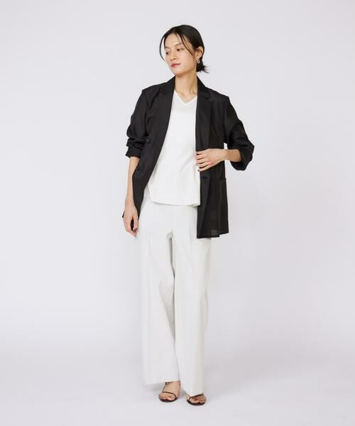 INED / イネド テーラードジャケット | オーガンジーシアージャケット | 詳細3