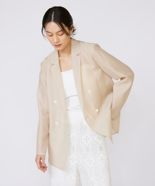 INED / イネド テーラードジャケット | オーガンジーシアージャケット | 詳細27
