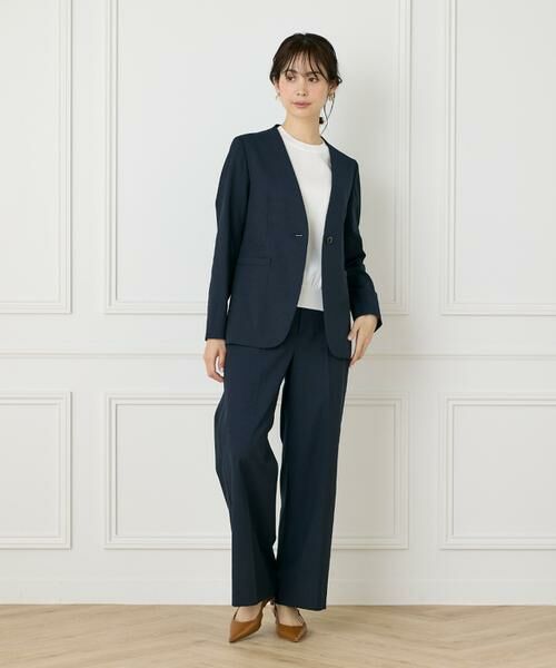 INED / イネド ノーカラージャケット | 綿麻ノーカラージャケット | 詳細22