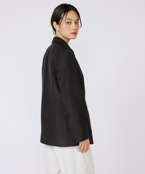 INED / イネド テーラードジャケット | 《大きいサイズ》オーガンジーシアージャケット | 詳細15