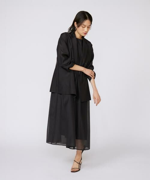 INED / イネド テーラードジャケット | 《大きいサイズ》オーガンジーシアージャケット | 詳細6
