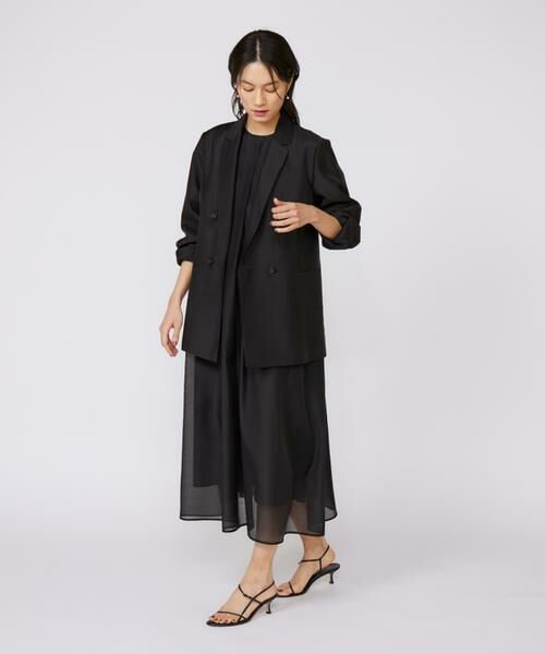 INED / イネド テーラードジャケット | 《大きいサイズ》オーガンジーシアージャケット | 詳細7