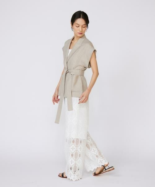 INED / イネド テーラードジャケット | 《大きいサイズ》フレンチスリーブジャケット | 詳細4