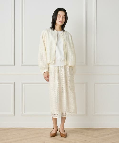 INED / イネド ブルゾン | ラグランレースブルゾン | 詳細2