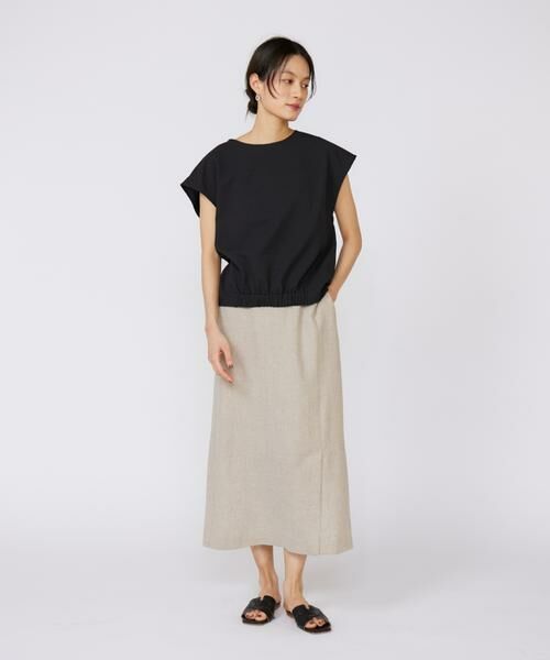 INED / イネド ミニ・ひざ丈スカート | ラップ風スカート | 詳細2