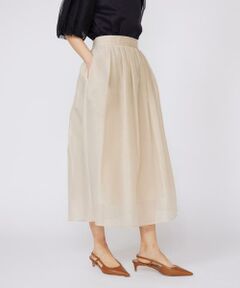 INED / イネド ミニ・ひざ丈スカート | 《大きいサイズ》シアースカート